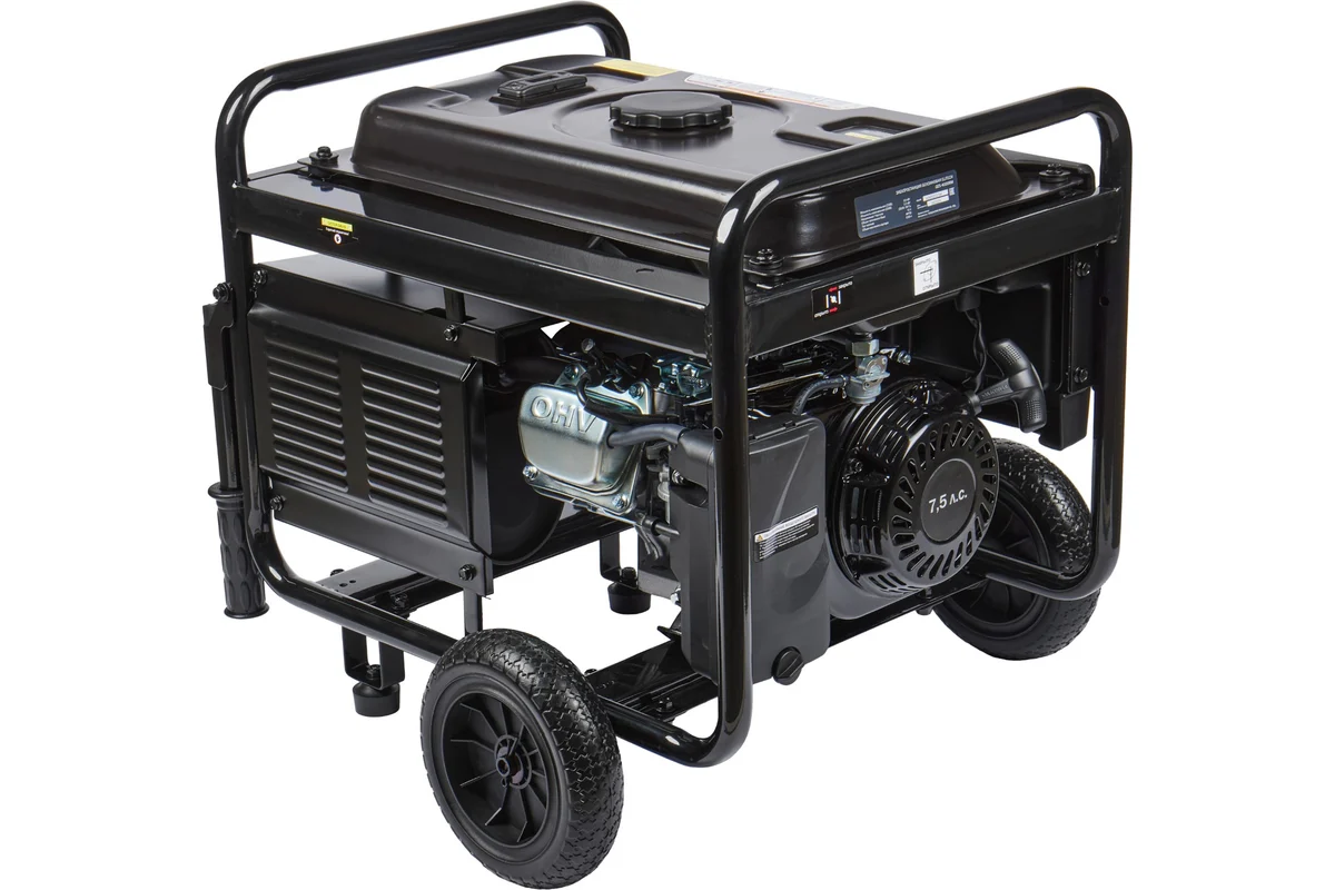 ELITECH GES 4000RW Генератор бен,4-т,мак3.5\ном3.3кВт,230В-12.7А\12В-8.3А,2роз230В-16А,т\бак-12л,м\м