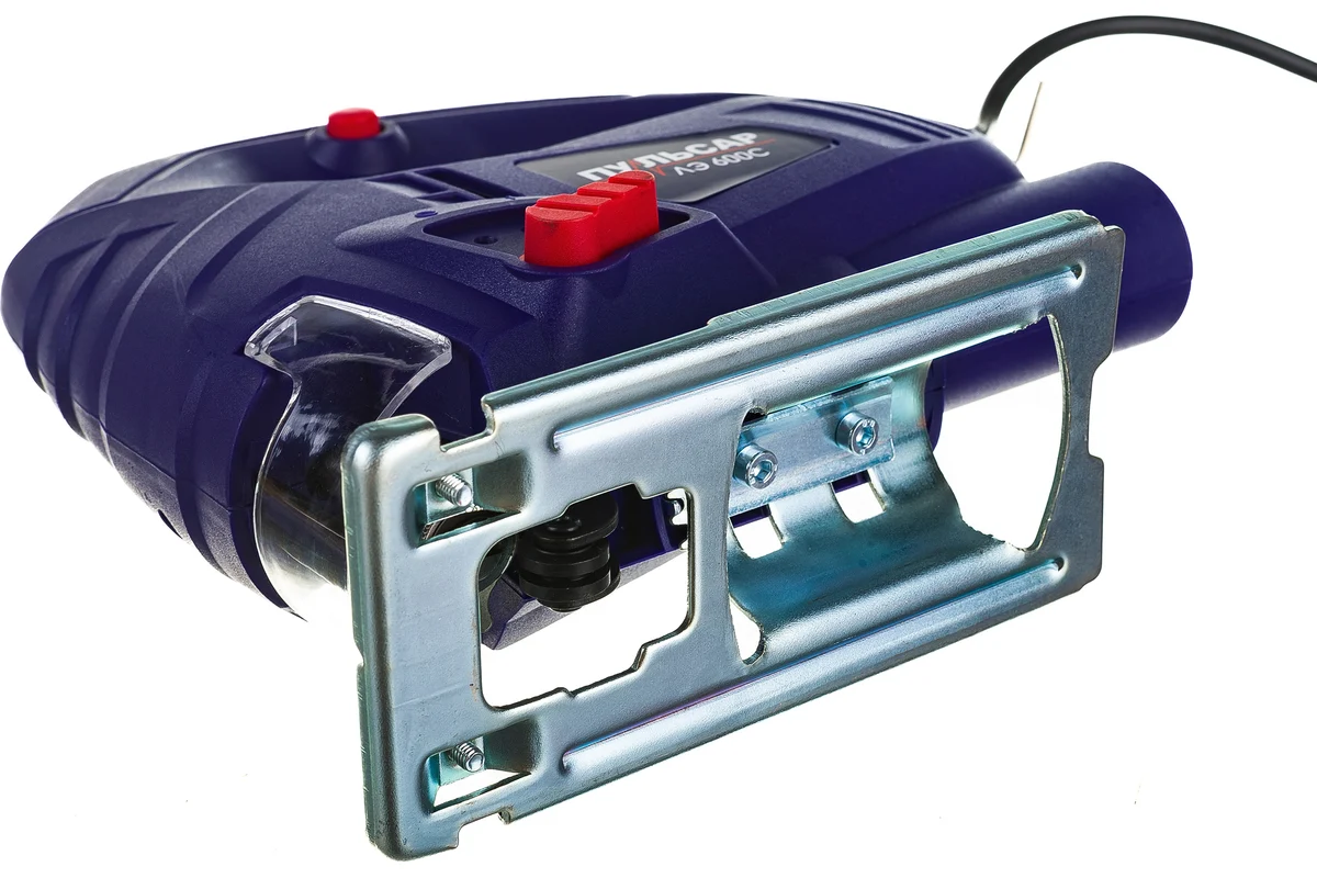 Лобзик электрический ПУЛЬСАР ЛЭ 600С (600Вт, 70мм,0-3000 об/мин, маятн. ход,1,9кг) 