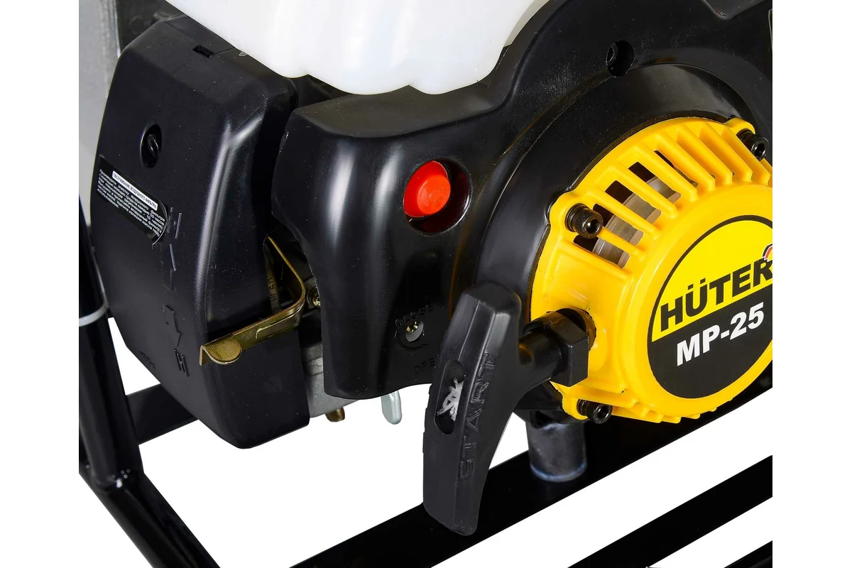 Мотопомпа HUTER MP-25, 2х-тактн. дв.,1,5 л/с, 130л/мин 8/25м, 8 кг, 1,5"