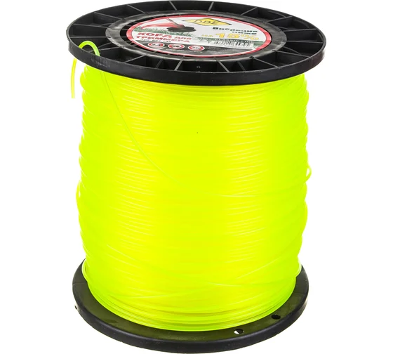Корд триммерный на катушке DDE "Classic line" (круг) 2,4 мм х 440 м, желтый (644-795)