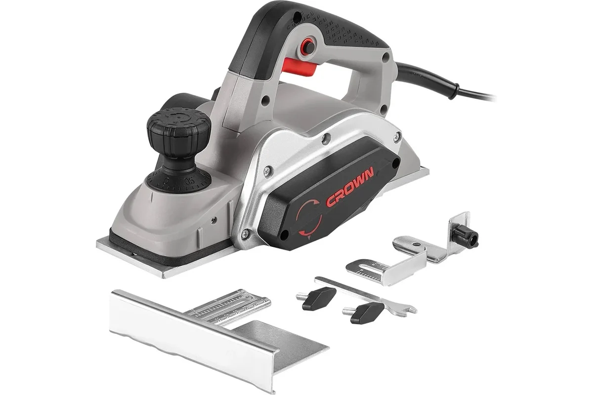 Рубанок CROWN CT14019X, 710 Вт, 16000 об/мин, шир/гл.строг 82/2,5 мм